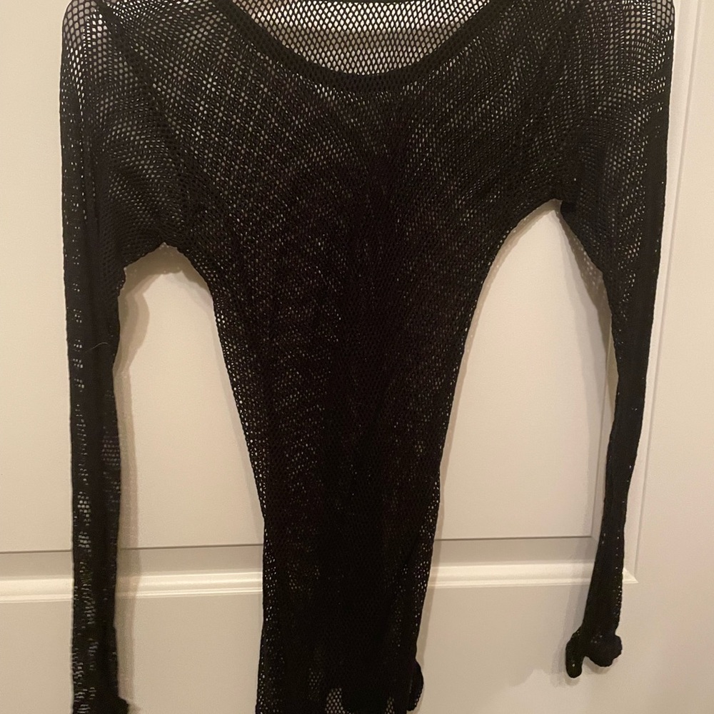 Fishnet LS See-through top